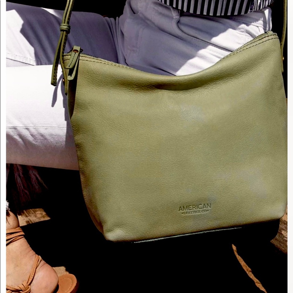American Leather Co Dayton Crossbody Bag - Picture 2 of 5